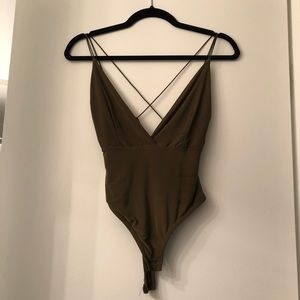 Strappy open back bodysuit size XS-SMALL